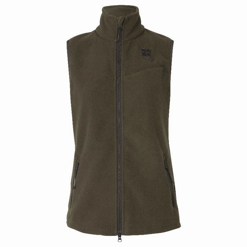 Flash Pick Today Flash Discount Today Harkila Anniversary Ladies Fleece Waistcoat - Willow Green