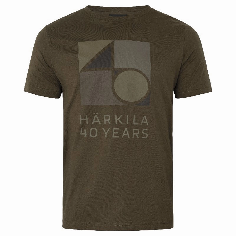 Harkila Anniversary S/S Mens T-Shirt - Willow Green EndofWeek Deals