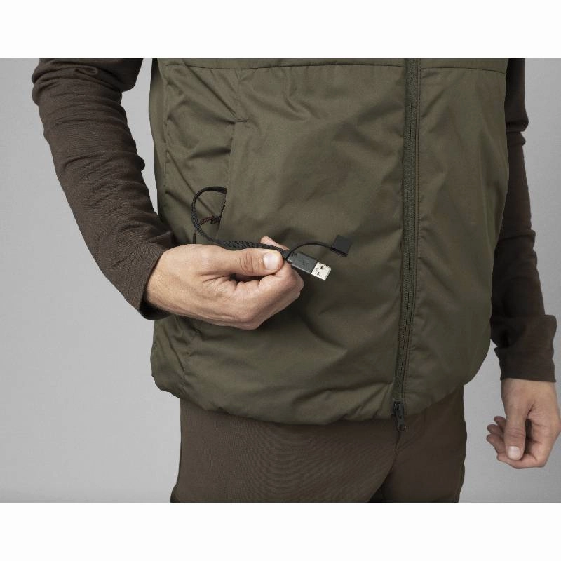 Harkila Clim8 Base Mens Gilet - Willow Green Limited Time Steal