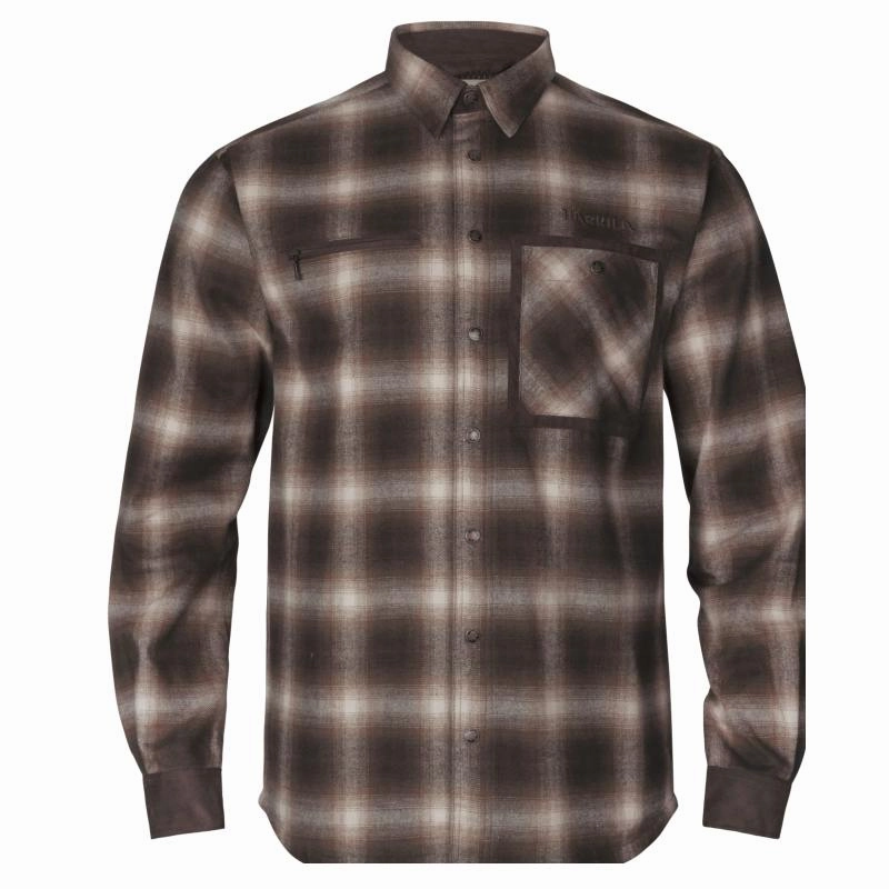 Harkila Folke Mens Shirt Jacket - Burgundy Limited Stock Hot Deal