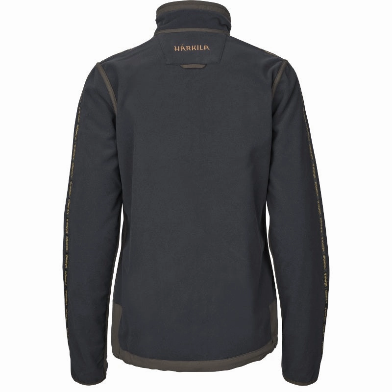 Harkila Kamko Ladies Windproof Reversible Fleece Jacket - Willow Green/Deep Well Purple Trending Now Discount Deal of the Day