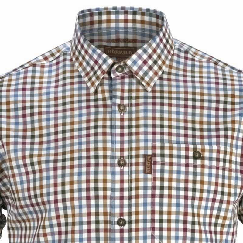 Harkila Milford Mens Cotton Non-Iron Shirt - Multi Check Shop Hot Picks