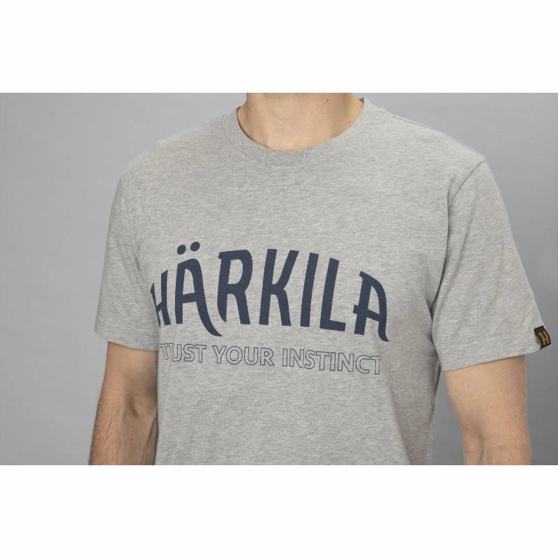 Harkila Modi S/S Mens T-Shirt - Light Grey Melange Trending Deals Today Todays Special Picks