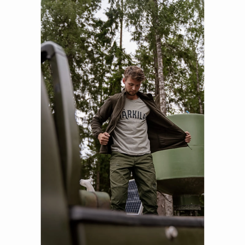 Harkila Modi S/S Mens T-Shirt - Light Grey Melange Shop Smart Deals