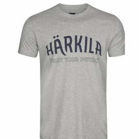 Shop Hot Deals Harkila Modi S/S Mens T-Shirt - Light Grey Melange