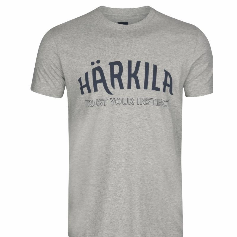 Shop Hot Deals Harkila Modi S/S Mens T-Shirt - Light Grey Melange