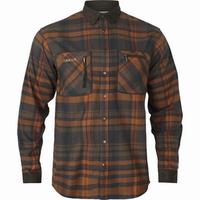 Harkila Pajala Mens Shirt  - Bombay Brown Instant Savings Deal