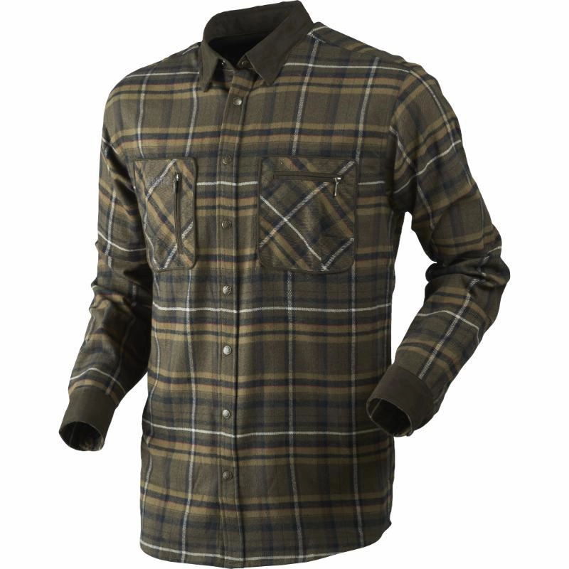 Todays Mega Savings Limited Time Sale Harkila Pajala Mens Shirt - Willow Green Check