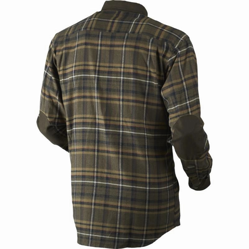 Save More Online Harkila Pajala Mens Shirt - Willow Green Check