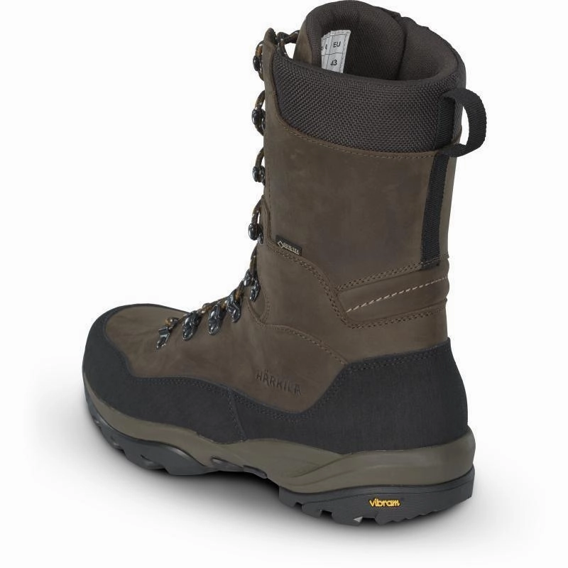 Instant Savings Inside Harkila Pro Hunter Ridge Gore-Tex 10" Wide Fit Mens Waterproof Boots - Dark Brown