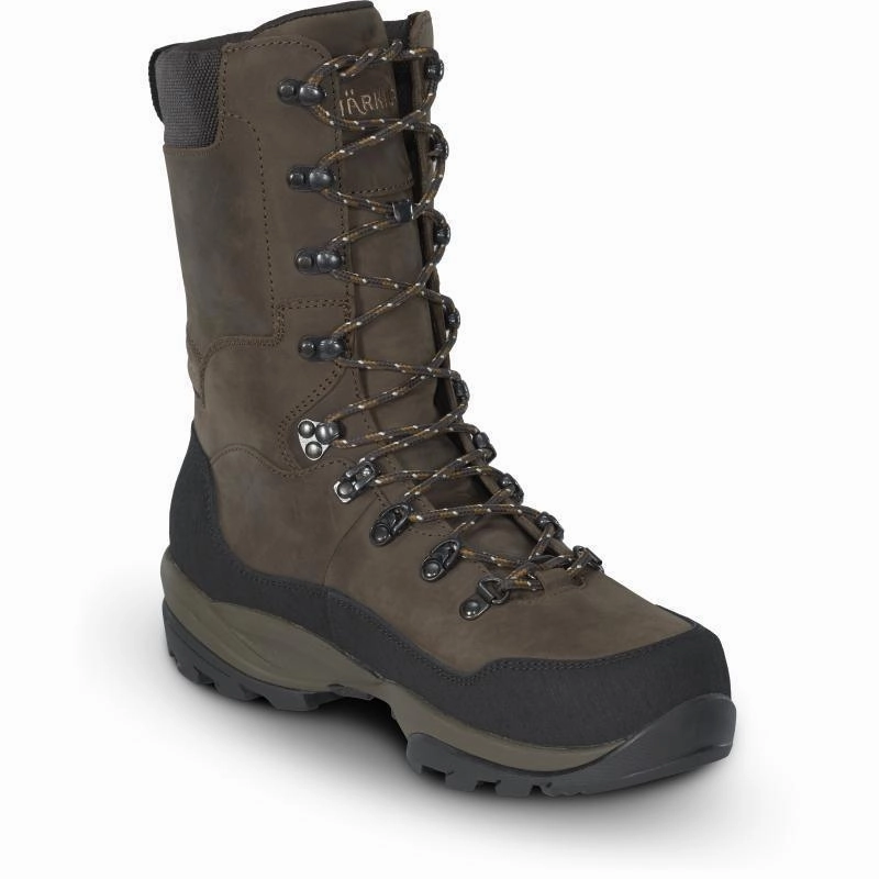 Harkila Pro Hunter Ridge Gore-Tex 10" Wide Fit Mens Waterproof Boots - Dark Brown Flash Sale Alert