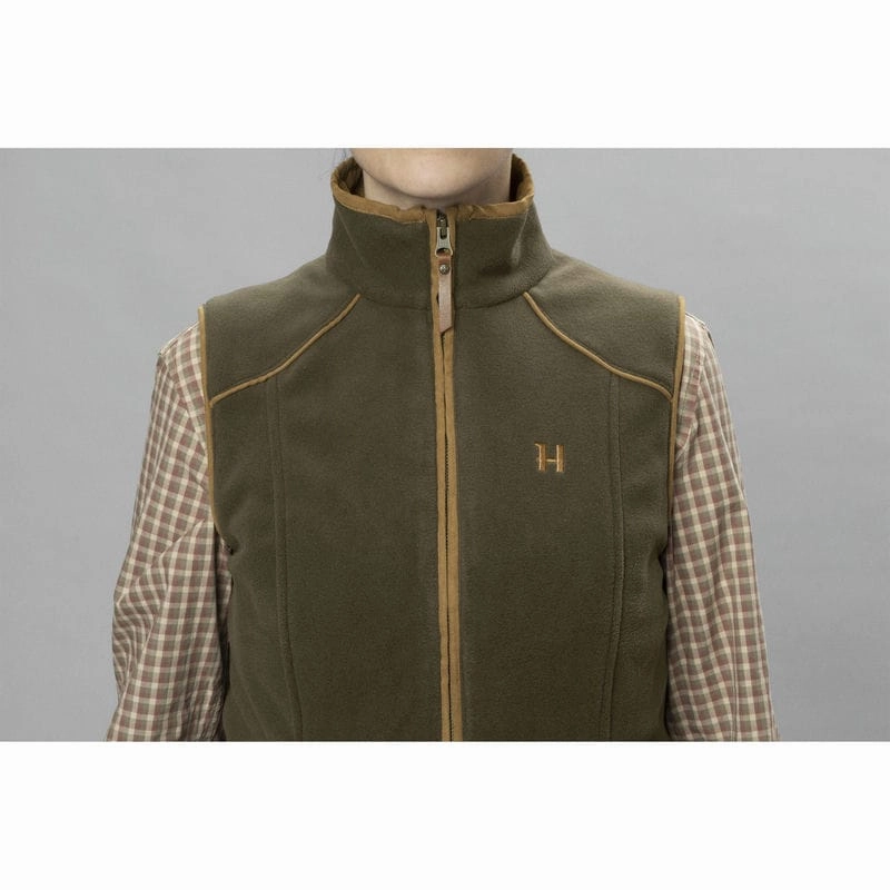 Surprise Offer Now Harkila Sandhem 200 Ladies Fleece Gilet - Willow Green