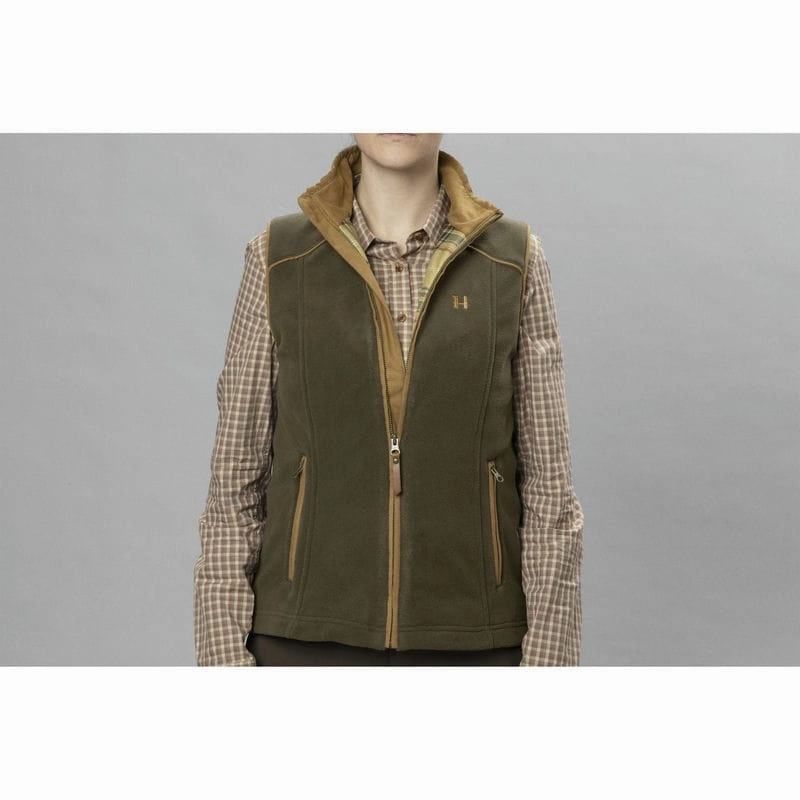 Harkila Sandhem 200 Ladies Fleece Gilet - Willow Green Exclusive Deal Inside Shop Grab Offer