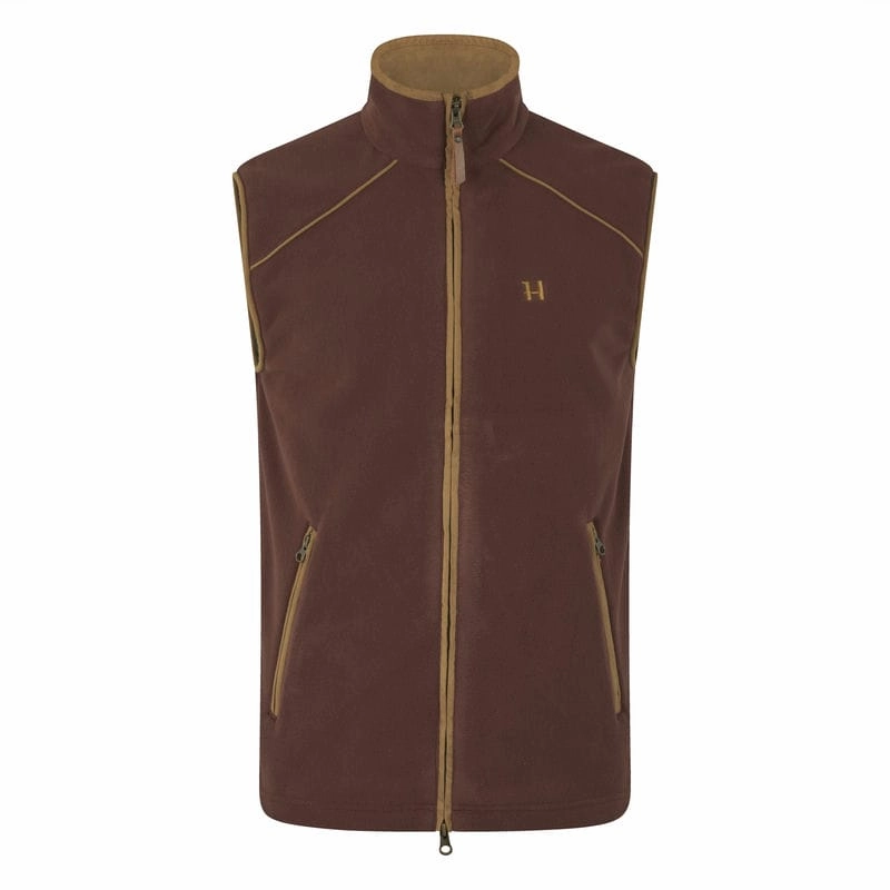 Dont Miss This Offer Harkila Sandhem 200 Mens Fleece Gilet - Burgundy