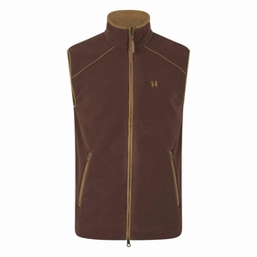 Dont Miss This Offer Harkila Sandhem 200 Mens Fleece Gilet - Burgundy