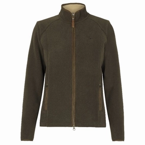 Harkila Sandhem Sherpa Ladies Fleece Jacket - Willow Green Grab It Now Grab It Fast