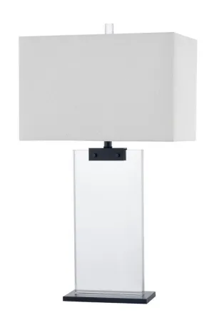 Harmony Matt Black Table Lamp