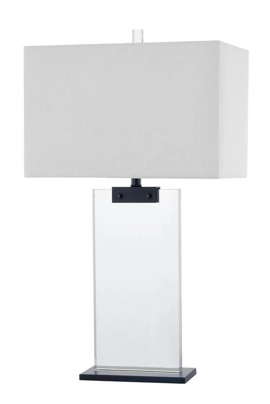 Harmony Matt Black Table Lamp