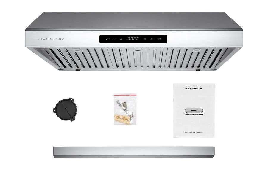 Hauslane UCPS10SS30 Hauslane Chef 30-In Ducted Stainless Steel Undercabinet Range Hood