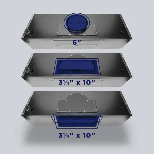 Hauslane UCPS18BLK30 Hauslane Chef 30-In Ducted Matte Black Undercabinet Range Hood