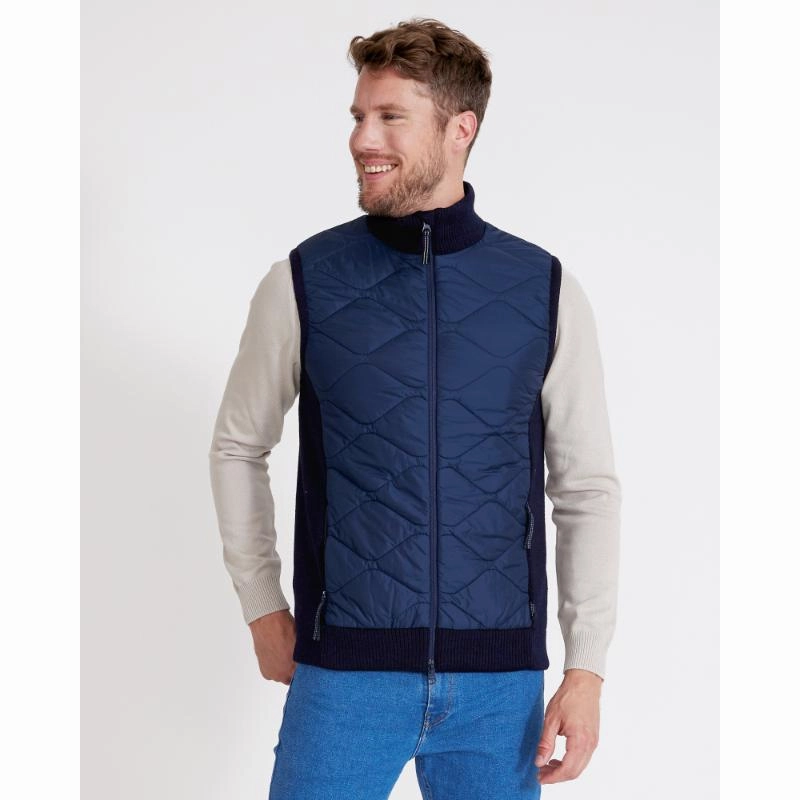 Exclusive Holiday Deal Special Price Today Holebrook Conny Windproof Mens Gilet - Navy