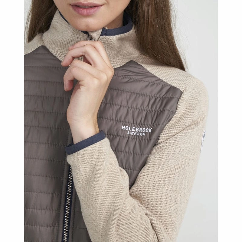 Todays Trending Deals Special Deal Frenzy Holebrook Mimmi Windproof Ladies Full Zip Jacket - Khaki/Mole