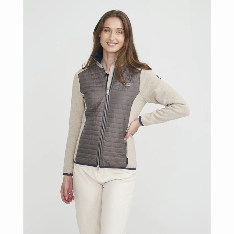 Holebrook Mimmi Windproof Ladies Full Zip Jacket - Khaki/Mole Flash Deal Alert Grab Your Hot Pick