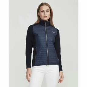 Special Deal Frenzy Holebrook Mimmi Windproof Ladies Full Zip Jacket - Navy