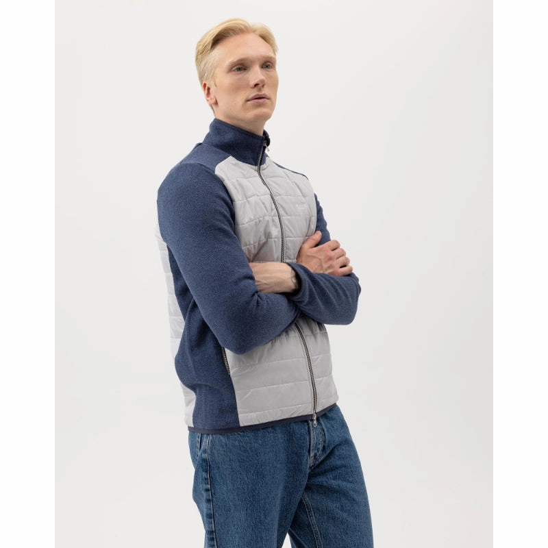 Holebrook Peder Windproof Mens Full Zip Jacket - Chambray/Marble Grey Save More Online MustHave Deals