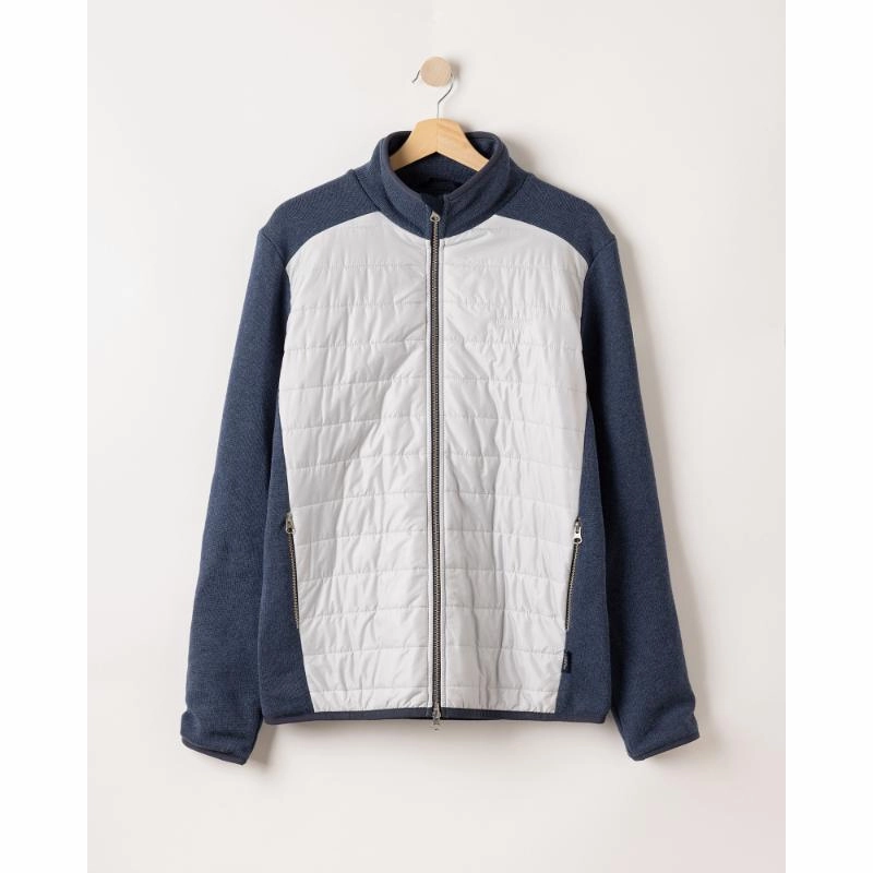 Grab Your Hot Pick Holebrook Peder Windproof Mens Full Zip Jacket - Chambray/Marble Grey