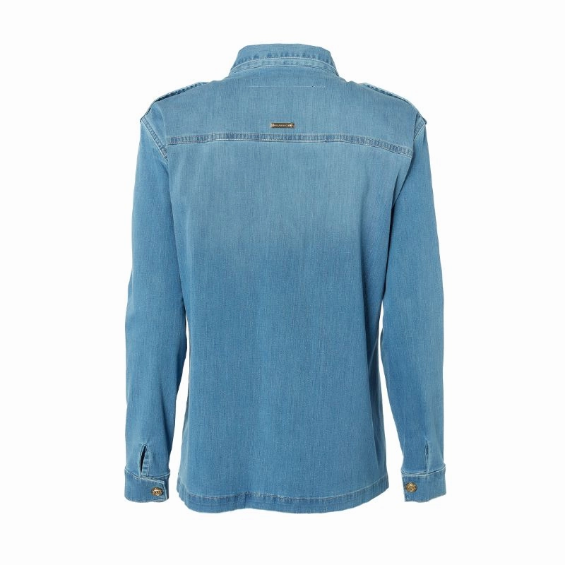 Dont Wait Save Today Best Deal Today Holland Cooper Artillery Ladies Jacket - Denim