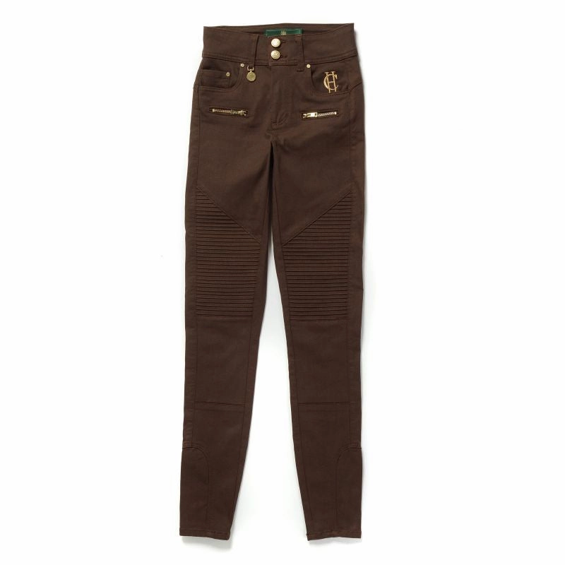 Holland Cooper Biker Ladies Jeans - Chocolate Clearance Event Today