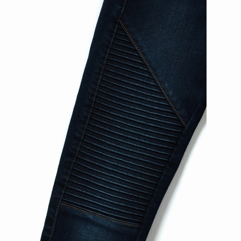 Online Deal Frenzy Holland Cooper Biker Ladies Jeans - Deep Indigo