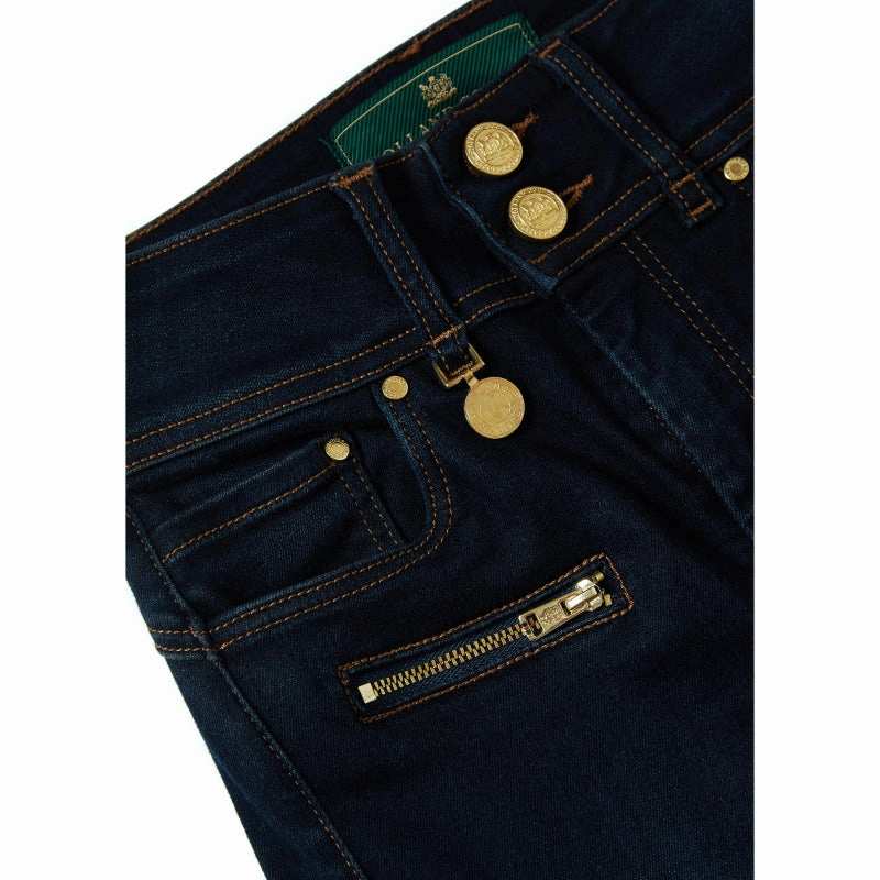 New Arrival Discount Mega Sale Now Holland Cooper Biker Ladies Jeans - Deep Indigo