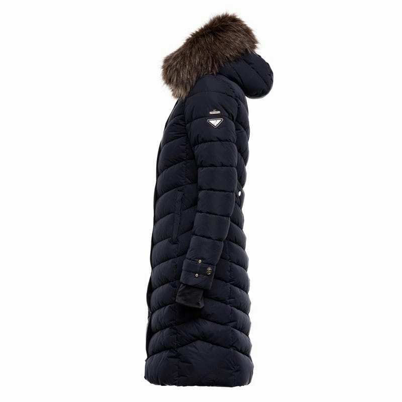 Big Sale Today Sale Ending Soon Holland Cooper Chamonix Ladies Coat - Ink Navy