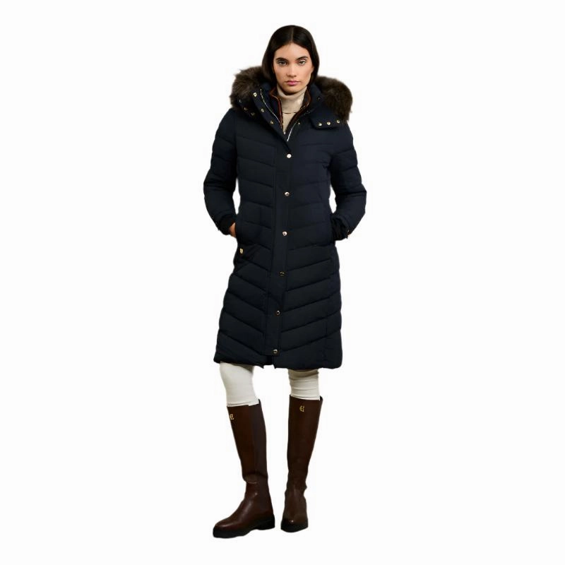 Grab It Before Gone Holland Cooper Chamonix Ladies Coat - Ink Navy