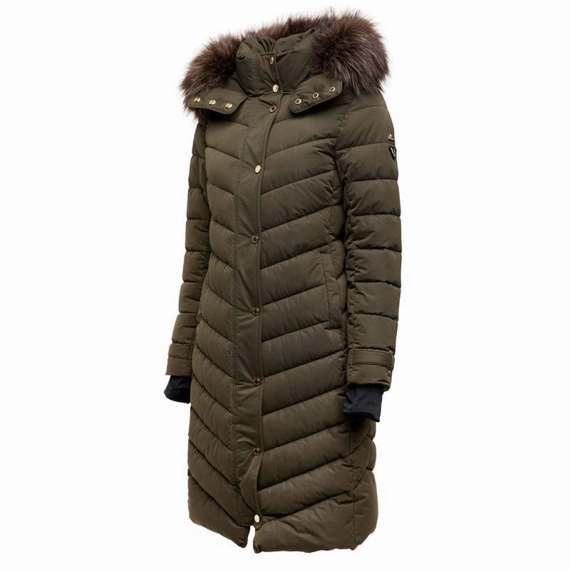 Limited Stock Offer Holland Cooper Chamonix Ladies Coat - Khaki