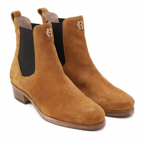 Holland Cooper Chelsea Low Suede Ladies Boot - Tan Shop Hot Picks