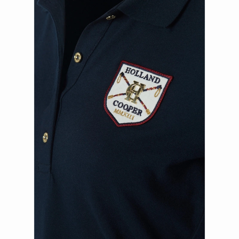 Hot Deals Today Holland Cooper Classic Ladies Polo Shirt - Ink Navy