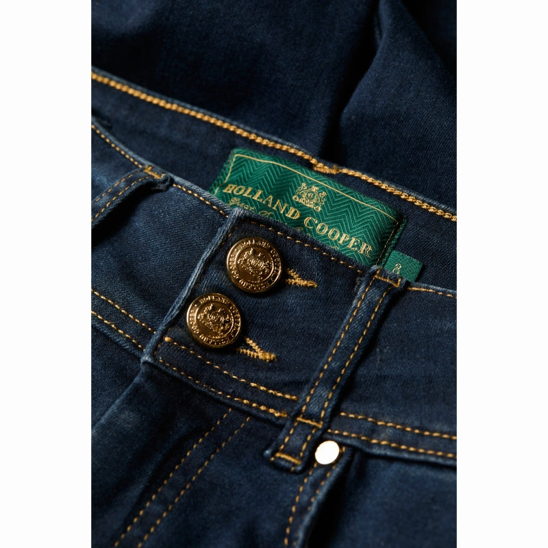 Holland Cooper Classic Ladies Skinny Jean - Deep Indigo Today Only Hot Pick Trending Offer Today
