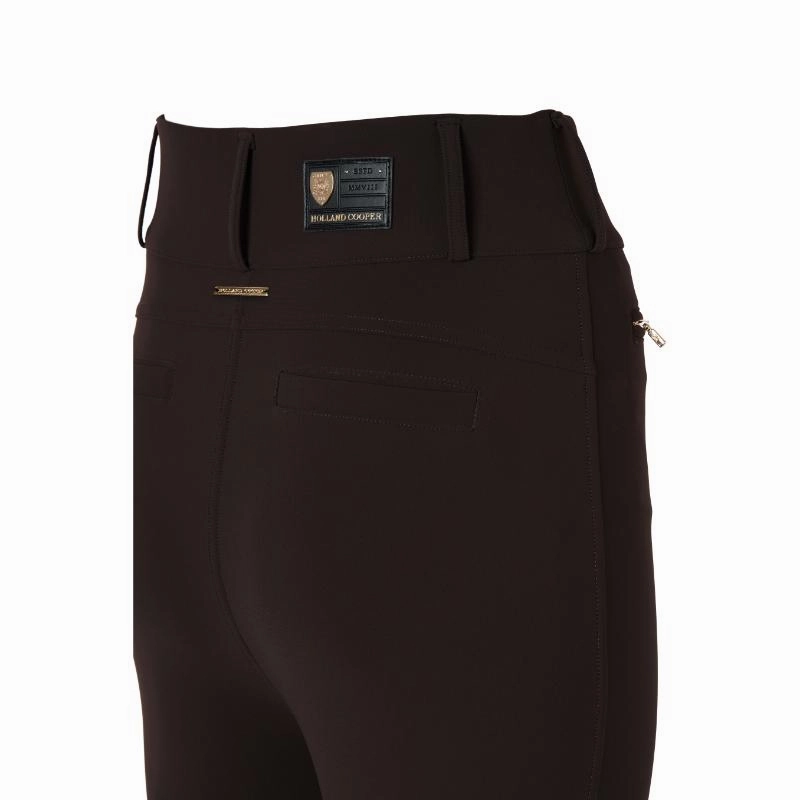 Mega Hot Offer Daily Clearance Deal Holland Cooper Contour Ladies Trouser - Chocolate