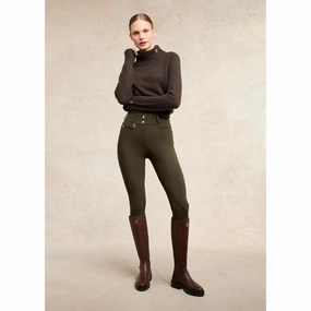 Holland Cooper Contour Ladies Trouser - Dark Olive Sweet Deal Today Save More Now