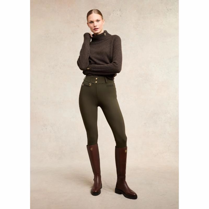 Holland Cooper Contour Ladies Trouser - Dark Olive Sweet Deal Today Save More Now