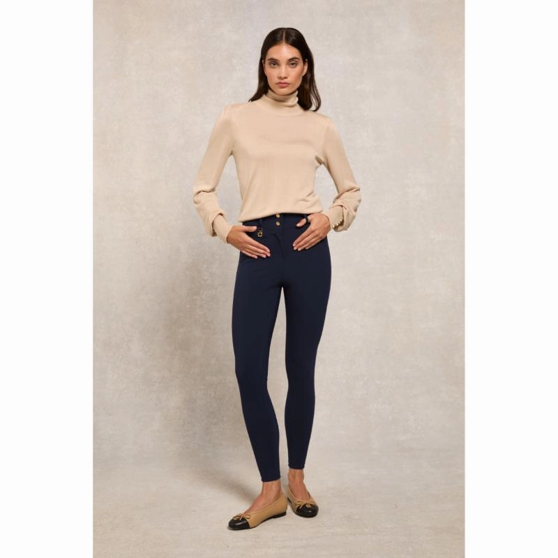 Hot Sale Frenzy Holland Cooper Contour Ladies Trouser - Ink Navy
