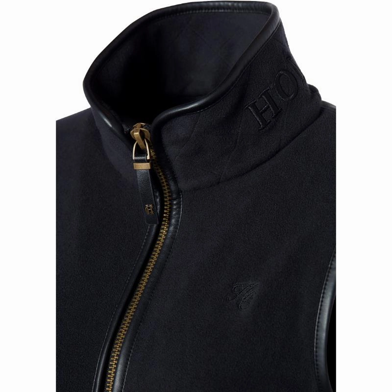 Todays Best Deal Best Seller Deal Holland Cooper Country Ladies Fleece Gilet - Black