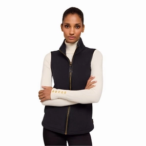 Dont Miss Big Savings Holland Cooper Country Ladies Fleece Gilet - Black