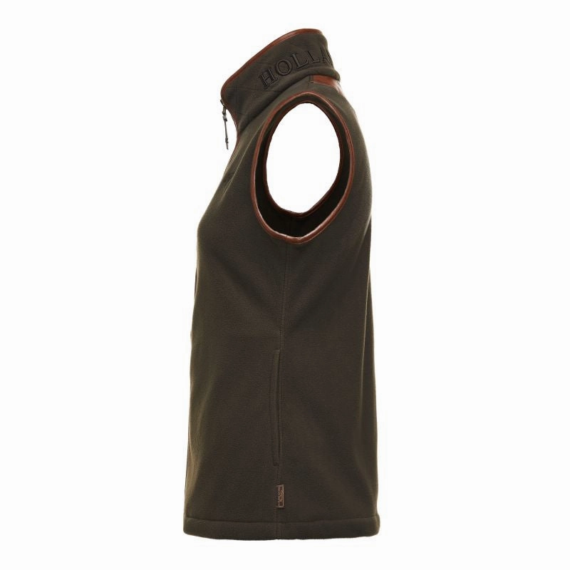 Holland Cooper Country Ladies Fleece Gilet - Khaki Best Seller Deal