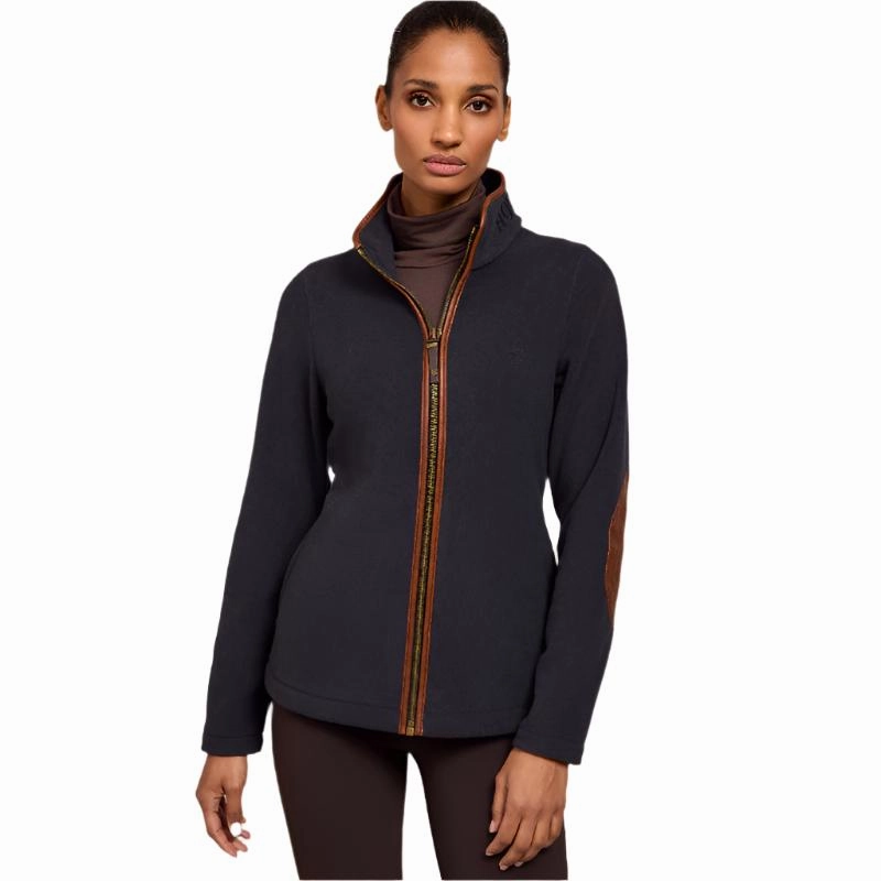 Dont Miss This Steal Exclusive Online Offer Holland Cooper Country Ladies Fleece Jacket - Ink Navy