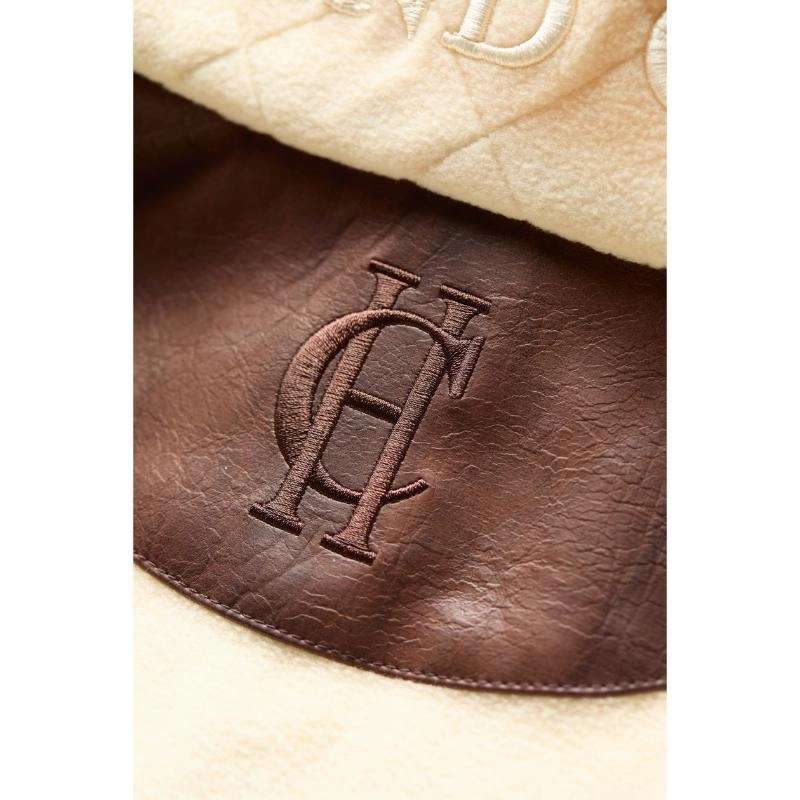 Todays Special Savings Holland Cooper Country Ladies Fleece Quarter Zip Jumper - Cream