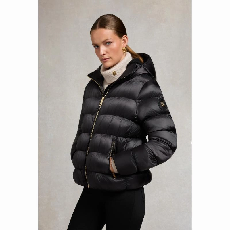 Today Only Discount Alert Holland Cooper Harrow Ladies Padded Jacket - Deep Black